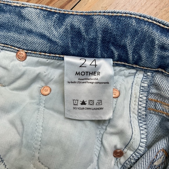 MOTHER DENIM “ THE TRASHER IN STRIPED CONFESSION “ - Picture 11 of 12